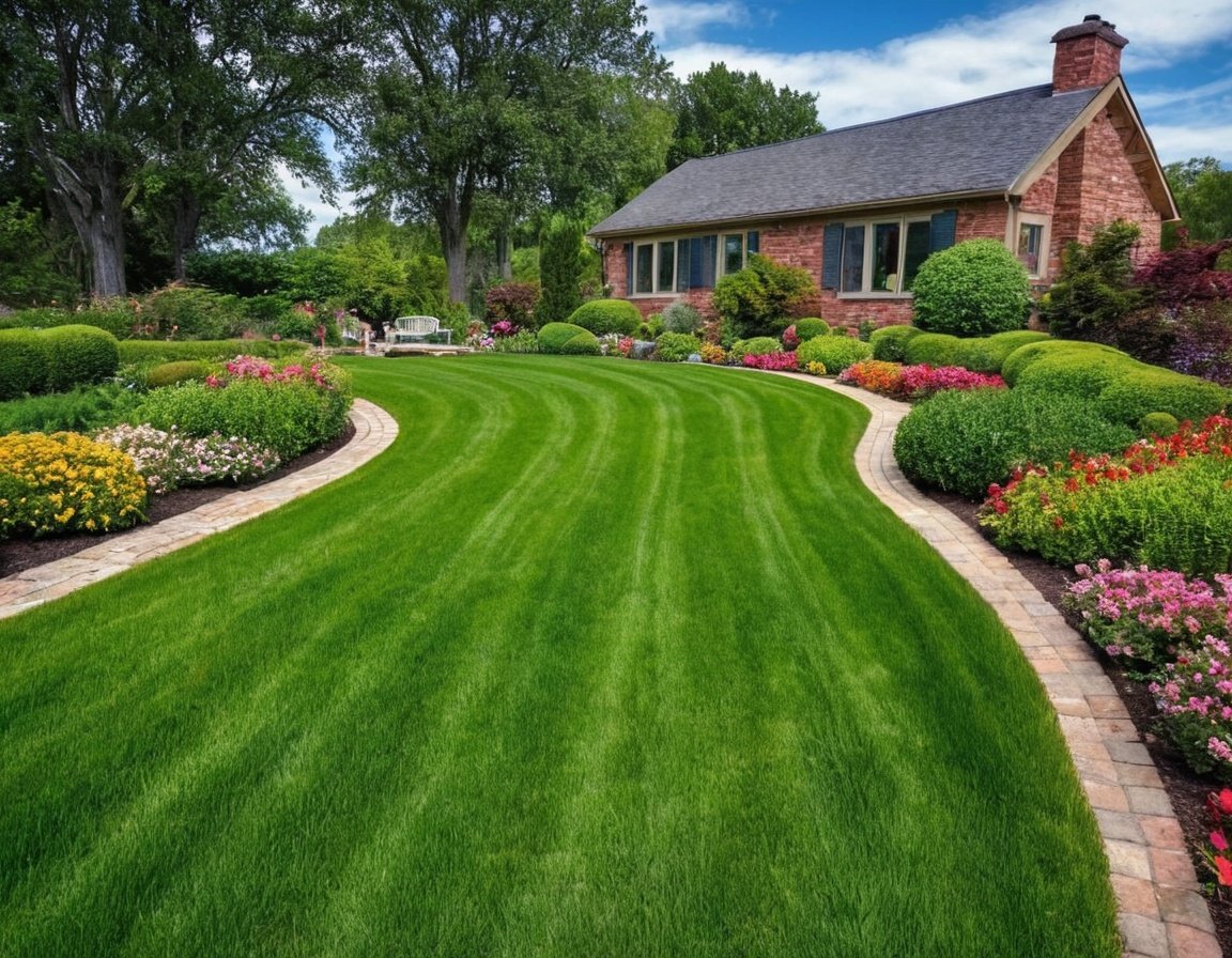 Mulch bed landscaping Warsaw Indiana